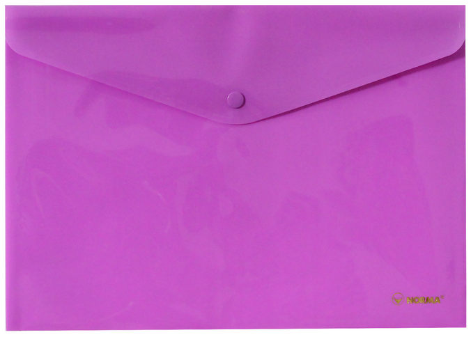 Папка з кнопкою NORMA (5017-07N), поліпропілен, 160мкм, A4, 150 арк, непрозора